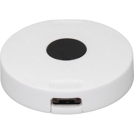 Mini ventilateur de bureau sans pales rechargeable USB portable, forme de fleur pour refroidir l'air (1/5)