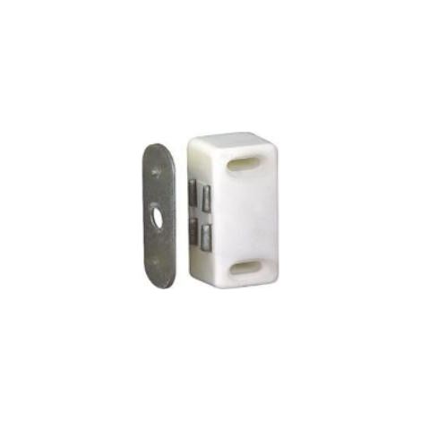 Loqueteau magnétique brun 2kg, 46x16x15 mm, 2 pièces