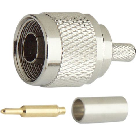 N macho per la crimpatura. "CRIMP" per il cavo RG-58/U Electro Dh 19.650/58 8430552045518
