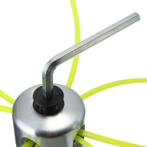 Universeller Grasversteller aus Aluminium mit Nylonfadenspule für Gartenrasenmäher und Trimmer (1/4)