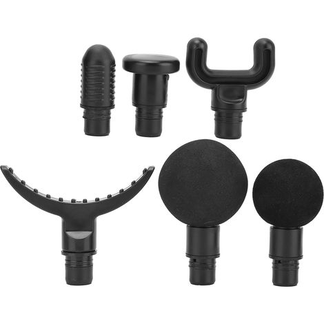 Lot de 6 têtes de massage de rechange pour pistolet de massage corporel et fascia (19 mm). (1/5)