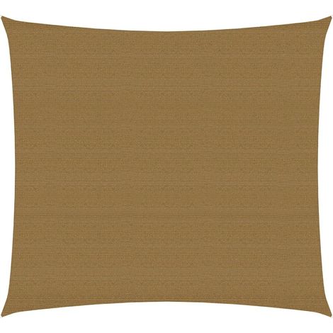 Voile d'ombrage 160 g/m² 2,5 x 3 m PEHD taupe