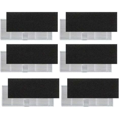 Filtres Hepa de Rechange pour Aspirateur Robot Proscenic 850T Lot de 12 (1/2)
