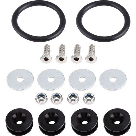 LAVE-CHOCS De Pare-chocs EN ALLIAGE D'ALUMINIUM De Voiture KIT D'HABILLAGE De MOTEUR ATTACHATION À DÉGAGEMENT RAPIDE pour COFFRE De Pare-chocs AVANT/ARRIÈRE, pour COUVERCLE. (1/5)
