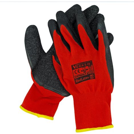 010845 Virage - Guanti da lavoro Rse Kd 614 (Lattice rosso) (1/2)