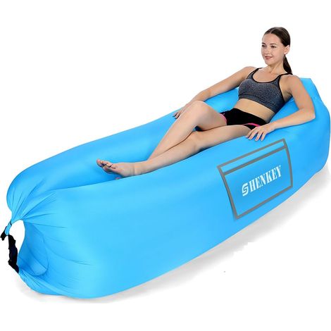 Inflatable Air Hammock, Waterproof Air Sofa with Portable Package, Lazy Inflatable Sofa Bed for Yard, Lake, Beach, Camping, Picnics and Music Festivals (1/5)