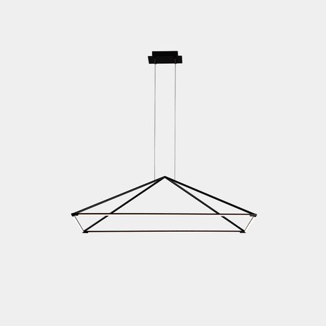 LEDS C4 - Colgante Tubs 900mm LED 41 Blanco cálido - 3000K ON-OFF Negro 1791lm (1/5)