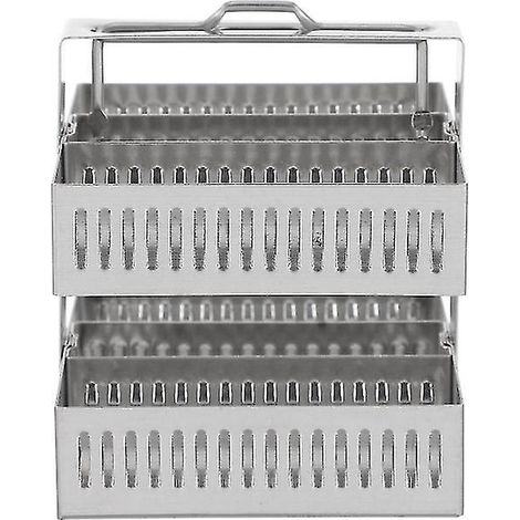1 Stück Objektträgerhalter aus Edelstahl