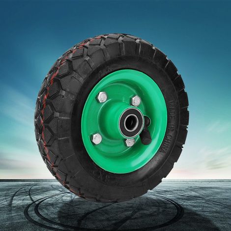 Pneu gonflable résistant à l'usure, 6 pouces, pour chariot industriel, supportant 250 kg et une pression de 36 psi. (1/5)