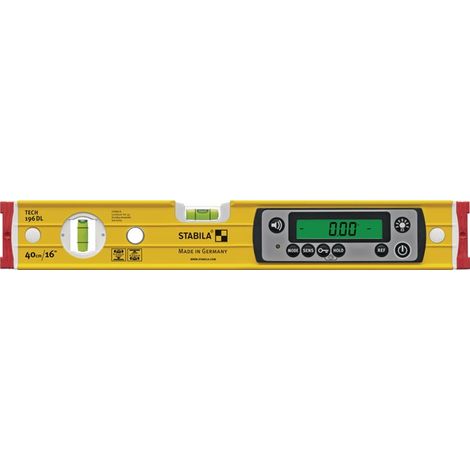 Stabila Elektronik-Wasserwaage TECH 196 DL, 40 cm