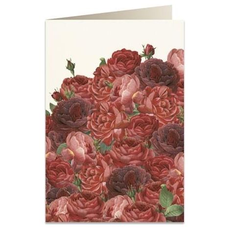 Cartolina B6 + busta 7523 Rose Rosse