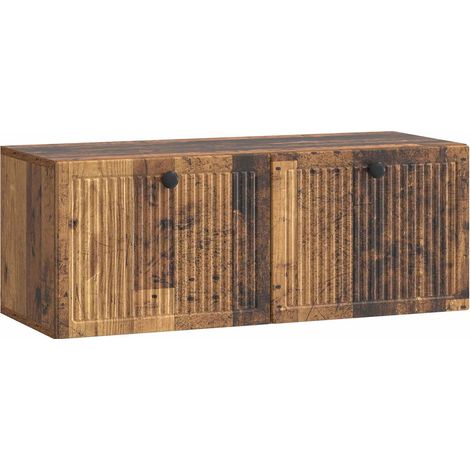 Mueble para TV de pared Madera envejecida 78,5 x 31 x 30 cm
