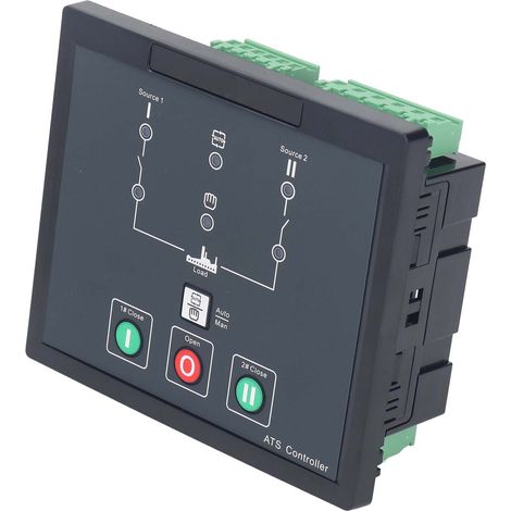 Groupe électrogène Contrôleur Générateur IP65 Afficheur LCD Rétroéclairé Commutation Automatique Double Alimentation Panneau AC170-277V (1/5)