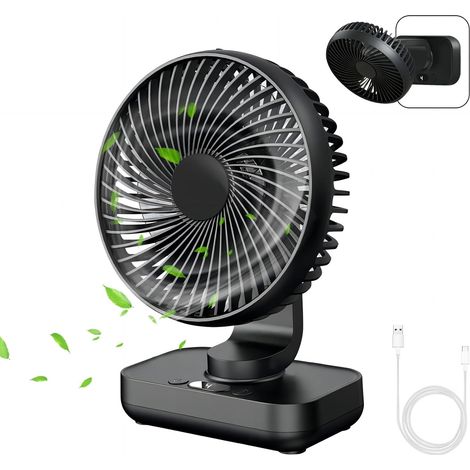 Ventilador Sobremesa Taurus Air Lite Fold &amp Go 15cm 4 Vel Recargable