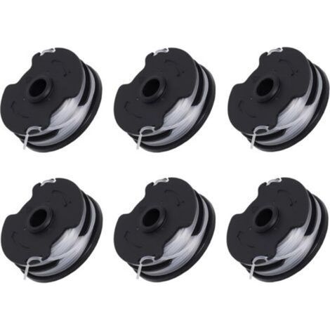 Lot de 6 bobines de rechange pour débroussailleuse sans fil Parkside PRTA 20-Li C3 IAN351753 (1/5)