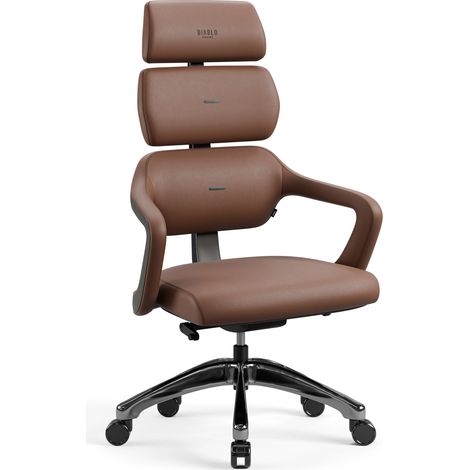 Chaise de bureau design Diablo V-Modular: Sugar Brown