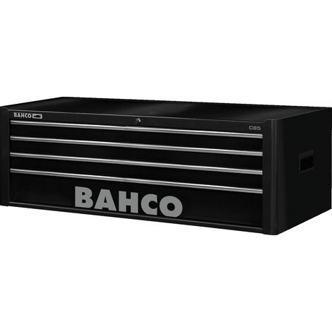 Bahco Classic Werkstattwagen-Aufsatz 40 mit 4 Schubladen, schwarz