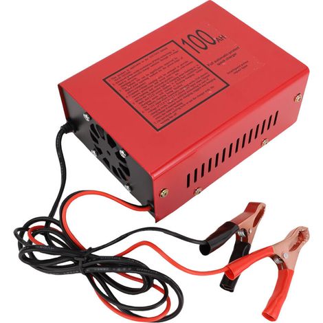 Chargeur de batterie intelligent entièrement automatique 10 ampères 12 volts et 24 volts pour voitures, mainteneur de batterie, chargeur d'entretien pour charger les batteries de 6 Ah à 105 Ah.