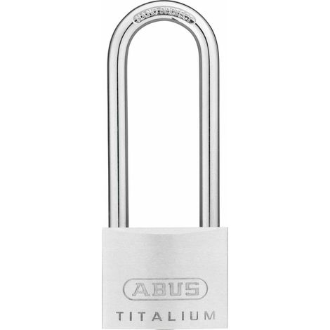 Zylindervorhangschloss 64TI/50HB80 gl Schlosskörper-B.50mm Titalium gl.6511 ABUS