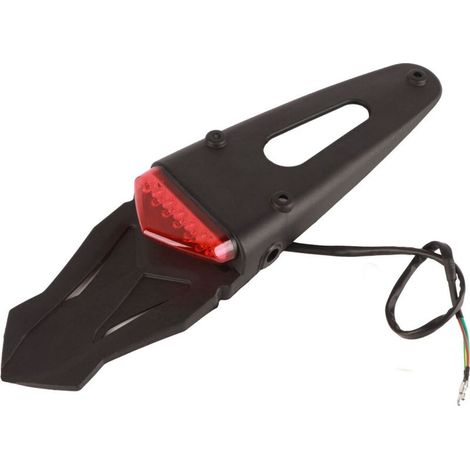 Feu arrière moto 12 LED haute luminosité, compatible CRF 250f EXC 530 SX, fixation standard, pièces de rechange pour moto enduro et trail (1/5)
