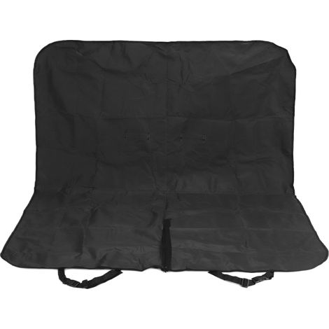 Housse de siège auto pour chien en tissu Oxford, avec boucle, sangle réglable, imperméable et amovible, en PVC, noire. (1/5)