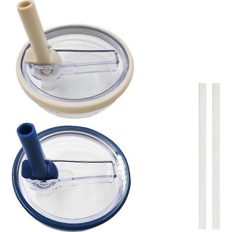 Couvercle à paille rabattable de rechange pour gobelet isotherme de 1,2 L (40 oz) compatible avec HydroJug Traveler D (1/5)
