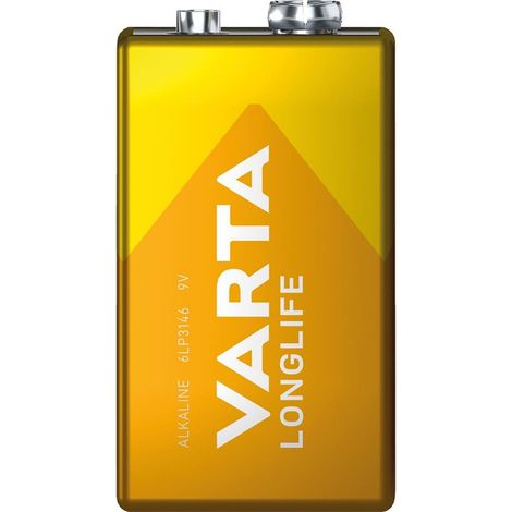 VARTA 9V-Blockbatterie LONGLIFE, 1St. (1/2)