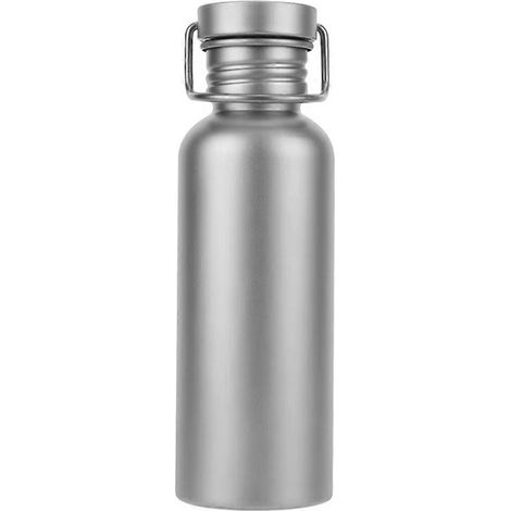 Gourde en titane 600 ml - Ultralégère, étanche, idéale pour le sport (1/4)