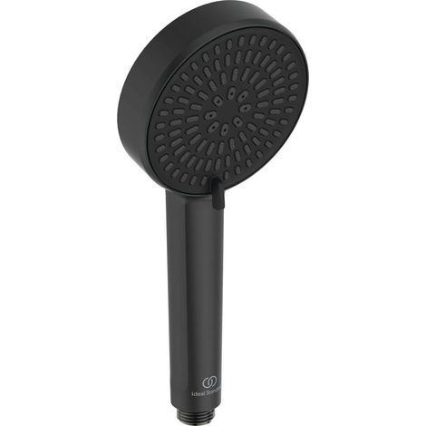 Ideal Standard ALU+ - Cabezal de ducha, 2 chorros, negro seda BD580XG (1/4)