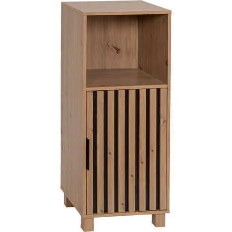 Base in truciolato mdf con 1 anta + 1 ripiano - karma - Tendance
