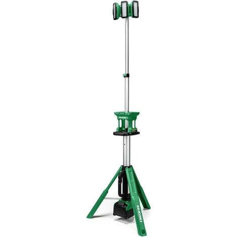 HiKOKI - 18V AKKU LED-Taschenlampe mit Stativ, Netz- und Akku-Stromversorgung UB18DGW4Z (1/5)