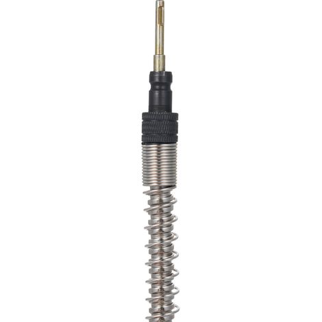 Rallonge flexible en acier inoxydable pour perceuse et meuleuse, arbre souple polyvalent 110 cm/43,31 pouces, pour polissage, coupe, perçage et gravure, installation facile, argenté (1/5)
