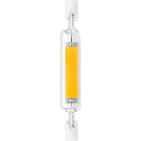 Ampoule LED COB R7s 10 W ultra-lumineuse à intensité variable, tube en verre, céramique, 78 mm ou 118 mm - YUHAO