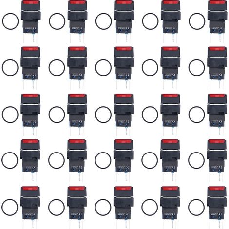 Interrupteur à bouton-poussoir à action momentanée, fonction autobloquante (1/5)