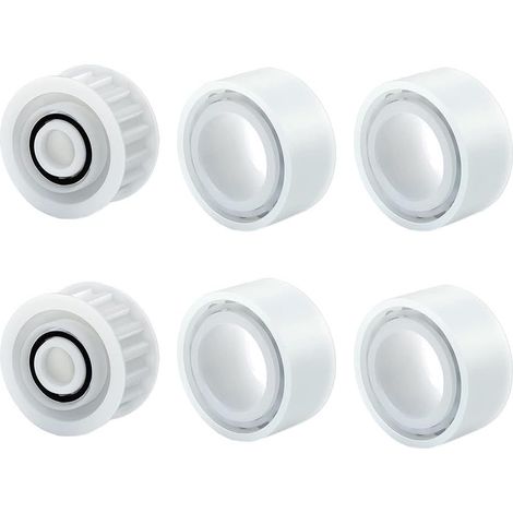 CCYKXA 4 Guide Wheels with 2 Pulley Gears for Pool Cleaning Accessories