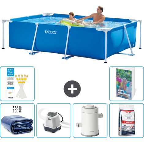Rechteckiger Frame Pool - 260x160x65 cm - 7-teilig S155