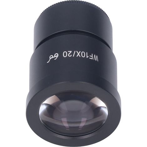 Objectif pour microscope stéréoscopique de laboratoire WF10X/20, interface 30 mm, dégagement oculaire élevé, oculaire grand angle (1/5)