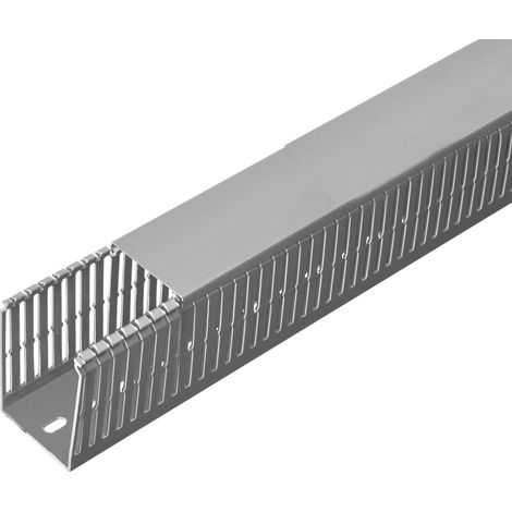 Canali Asolati Tipo S 100X60 Grigi ( Elettrocanali Cod. Ecs10060 )