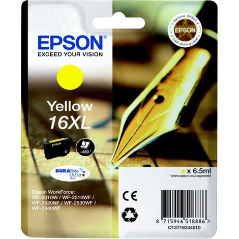 Cartouche encre Epson 16XL haute capacité jaune (1/2)
