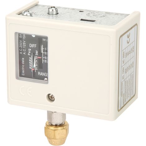 Druckschalter für Wasserpumpen, elektronischer Druckregler für Luft- und Wasserkompressoren (1/5)