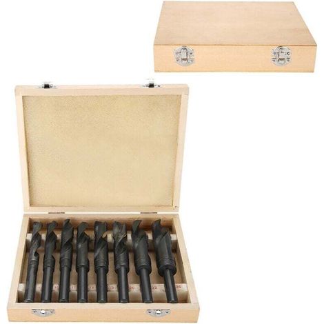 HSS Twist Drill Bit Set with Reduced Shank, for Wood, Masonry, Metal, and DIY Projects (1/5)