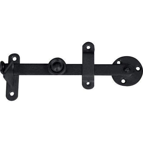 Torbel – Fermeture de porte à fléau 260 mm – Acier zingué noir pour sécurité renforcée – Conçu pour espaces confinés (1/3)