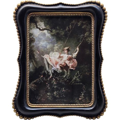 Cadre photo vintage 12,7 x 17,8 cm, noir antique, pour table et décoration murale, décoration d'intérieur, galerie de photos à l'ancienne, art (1/5)