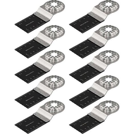 Outil multifonction Starlock, 10 lames de scie oscillantes, outil multifonction bimétallique Starlock pour