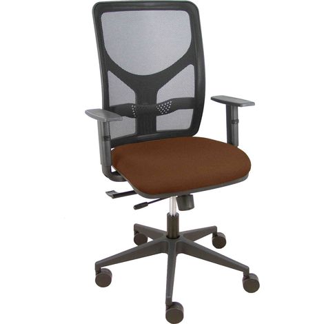 Silla de Oficina Piqueras y Crespo 10CRN65 Negro Marrón oscuro