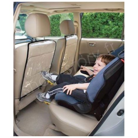 Lot de 2 protections dossier siège voiture – Housse anti-salissures – Compatible tous véhicules avec appuie-tête – Kiddy Clean Summer – Shop-Story (1/3)