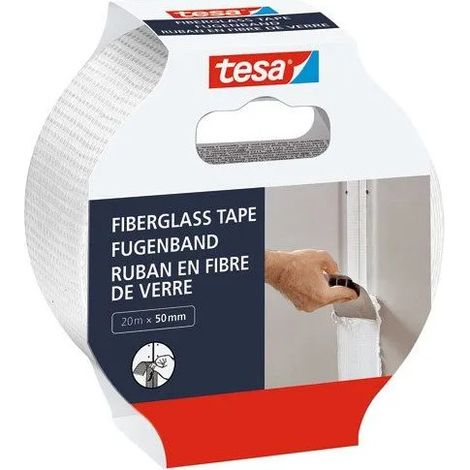 CINTA DE FIBRA DE VIDRIO 20m x 50mm TESA (1/3)