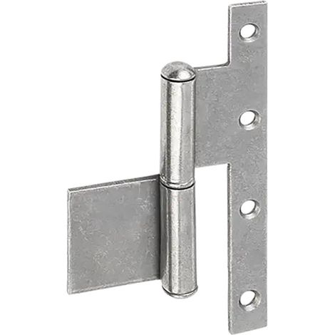 10 Pentures De Portail Avec Serrure Zzb 250 - 250X95X35X2.5 mm - D-Work