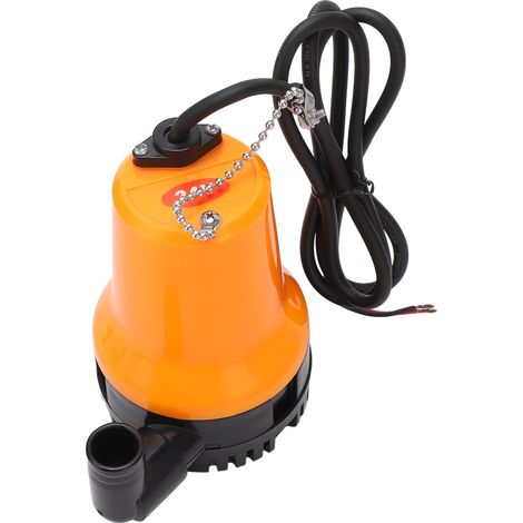 Pompe submersible DC24V 25mm, débit élevé, refoulement 3-5m, alimentation électrique pour irrigation agricole, aspiration d'eau, moteur 24V. (1/5)