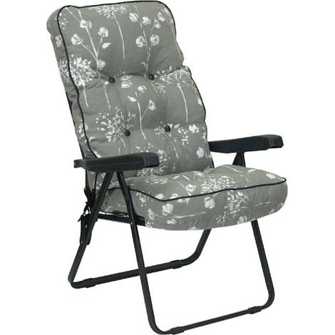 Deluxe Recliner Renaissance - L58 x W58 x H99 cm - Grey